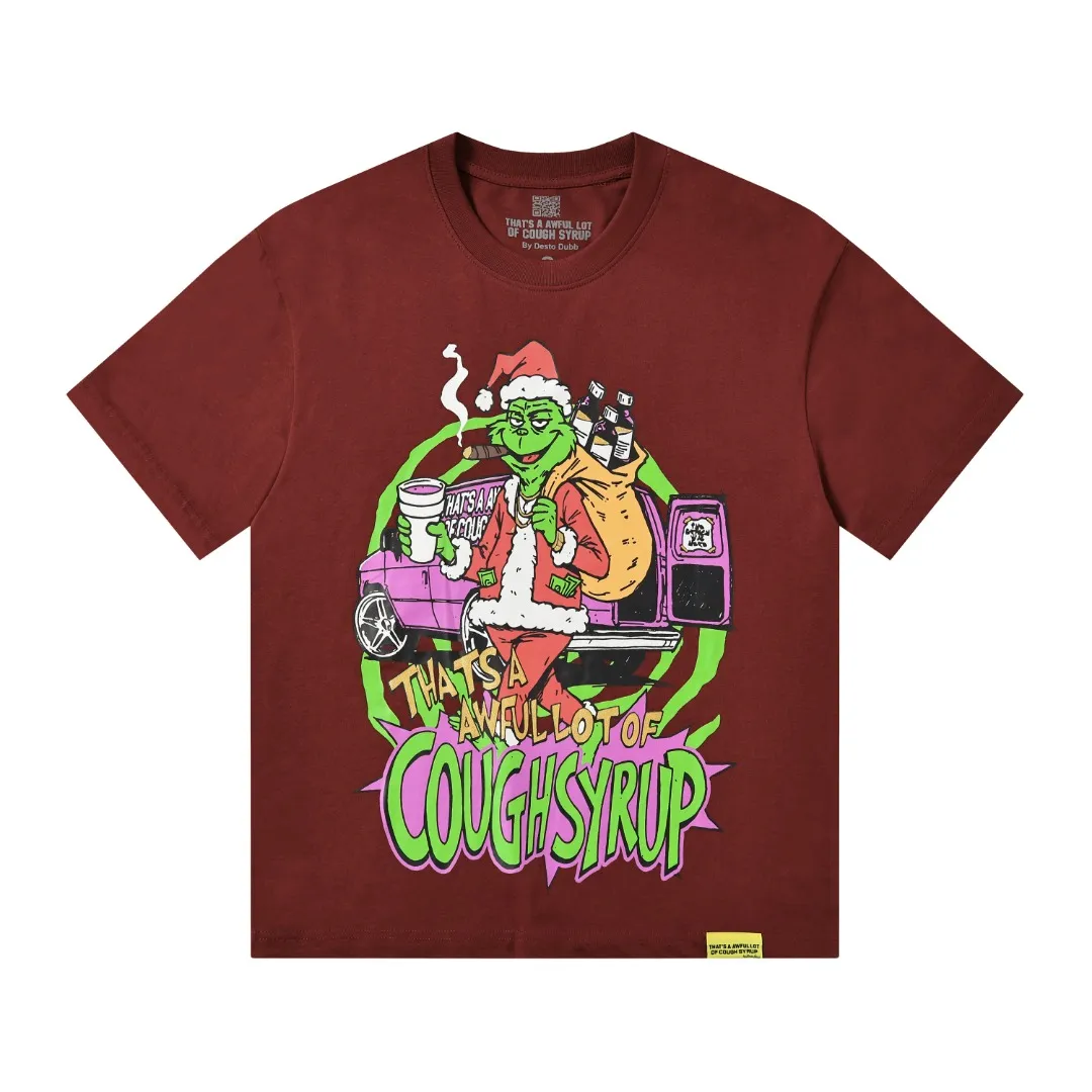 # / ｜ THAT'S A AWFUL LOT OF COUGH SYRUP In Stock T （fabric):32 Sizes（size）：S-M L X L （colour）： / 👉